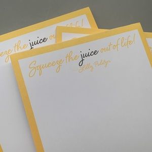 Yellow Lemon Note Pad Set!
